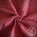 Coupon 80 cm - Double Gaze / Marsala