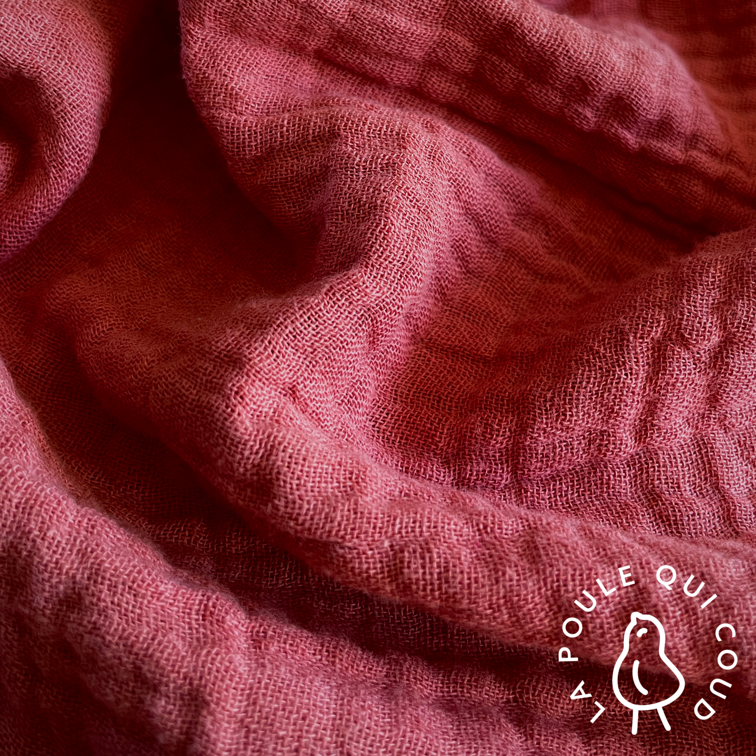 Coupon 80 cm - Double Gaze / Marsala