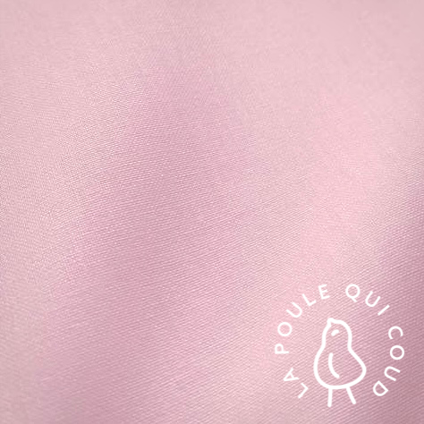 Coupon 80 cm - Coton Uni / Blush