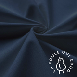 Coupon 2 Mètres - Coton Uni / Indigo