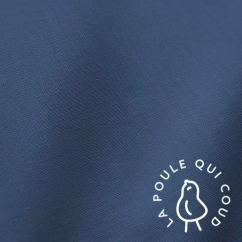 Coupon 1 Mètre - Coton Uni / Denim