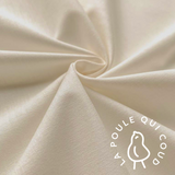 Coupon 70 cm - Coton Uni / Blanc Cassé
