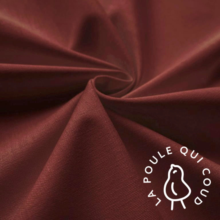 Coupon 70 cm - Coton Uni / Tomette