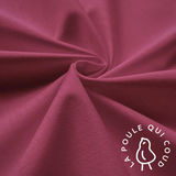 Coupon 1.4 m - Coton Uni / Framboise