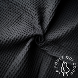 Nid d'abeille / Noir