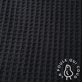 Nid d'abeille / Noir