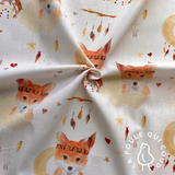 Coupon 1,1 Mètre - Coton à Impression Numérique / Rook