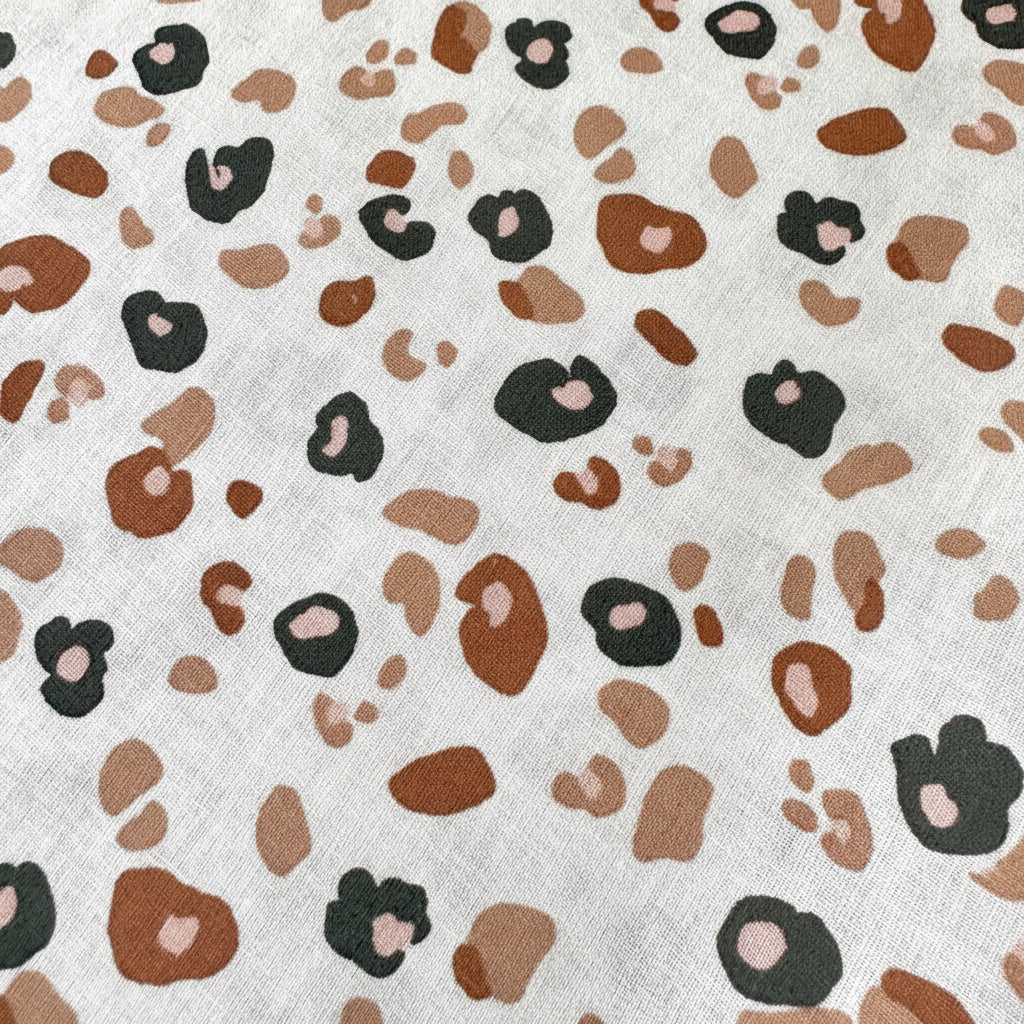 Algodón estampado / Felyna Crudo