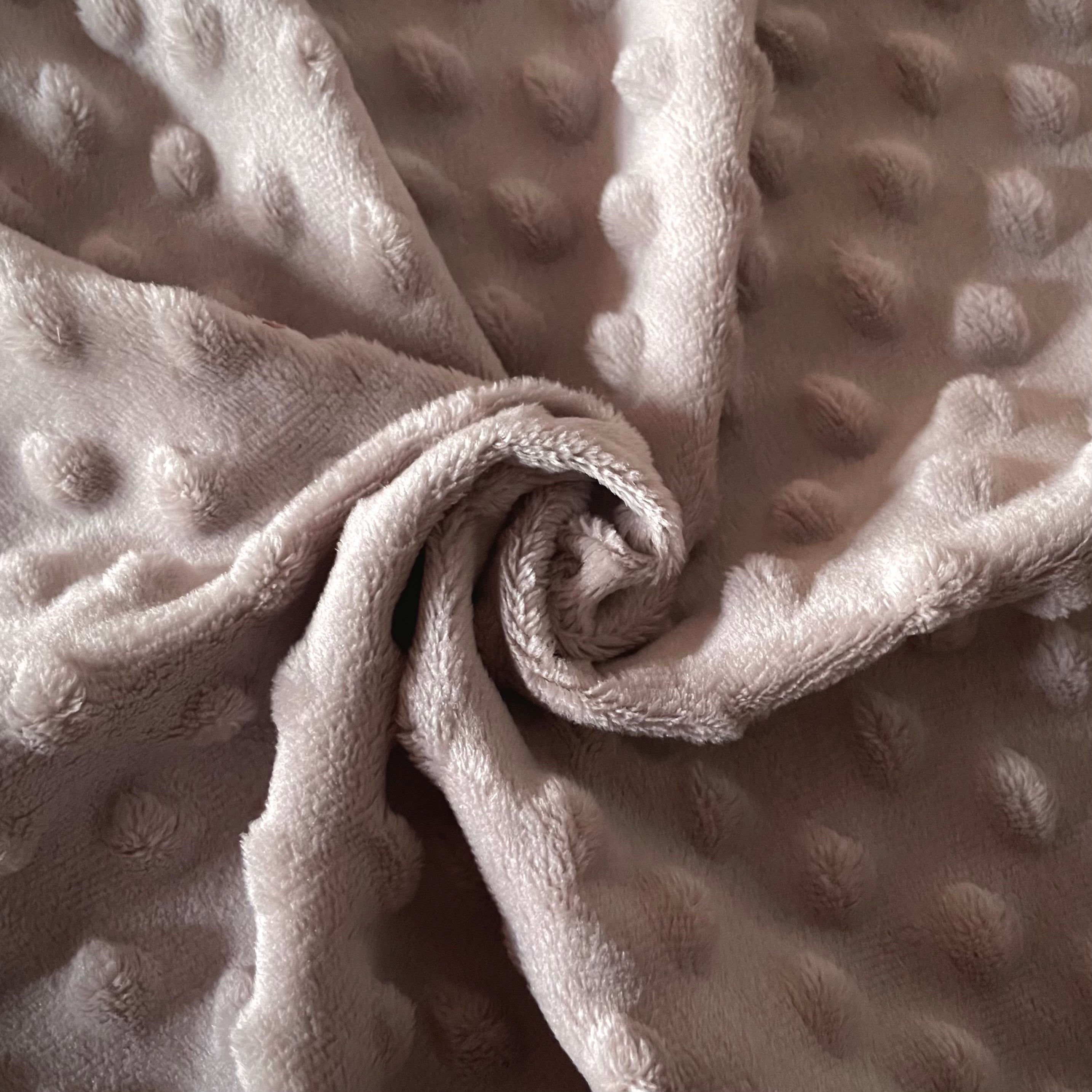 Minky Bubble / Taupe