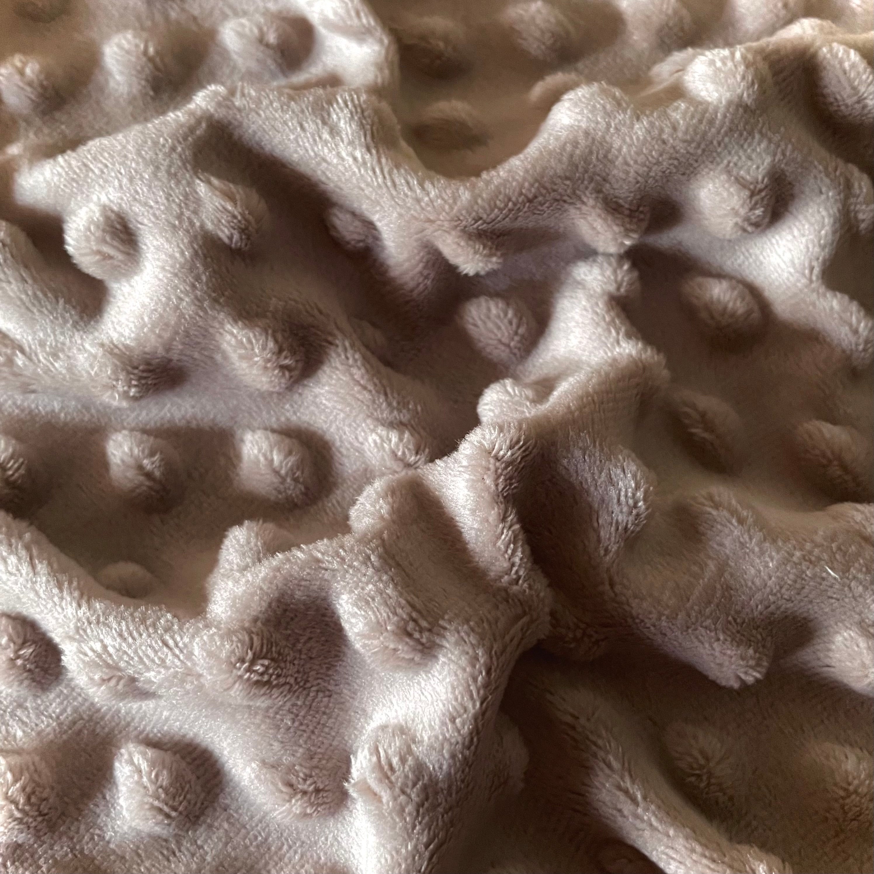 Minky Bubble / Taupe