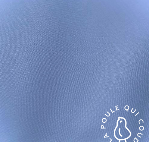 Coton Uni / Bleu