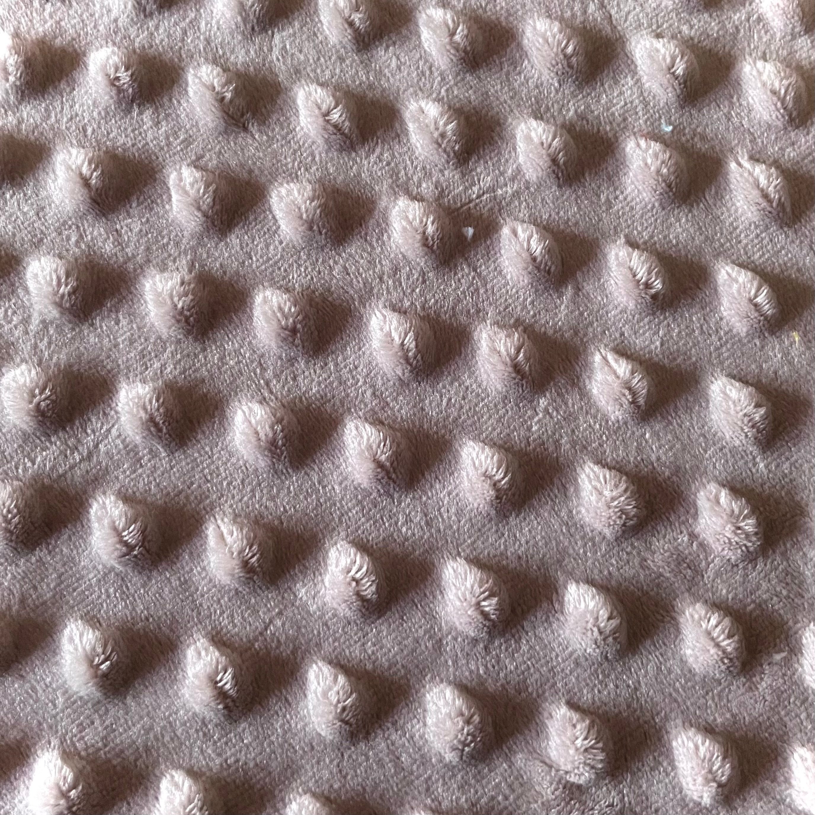 Minky Bubble / Taupe