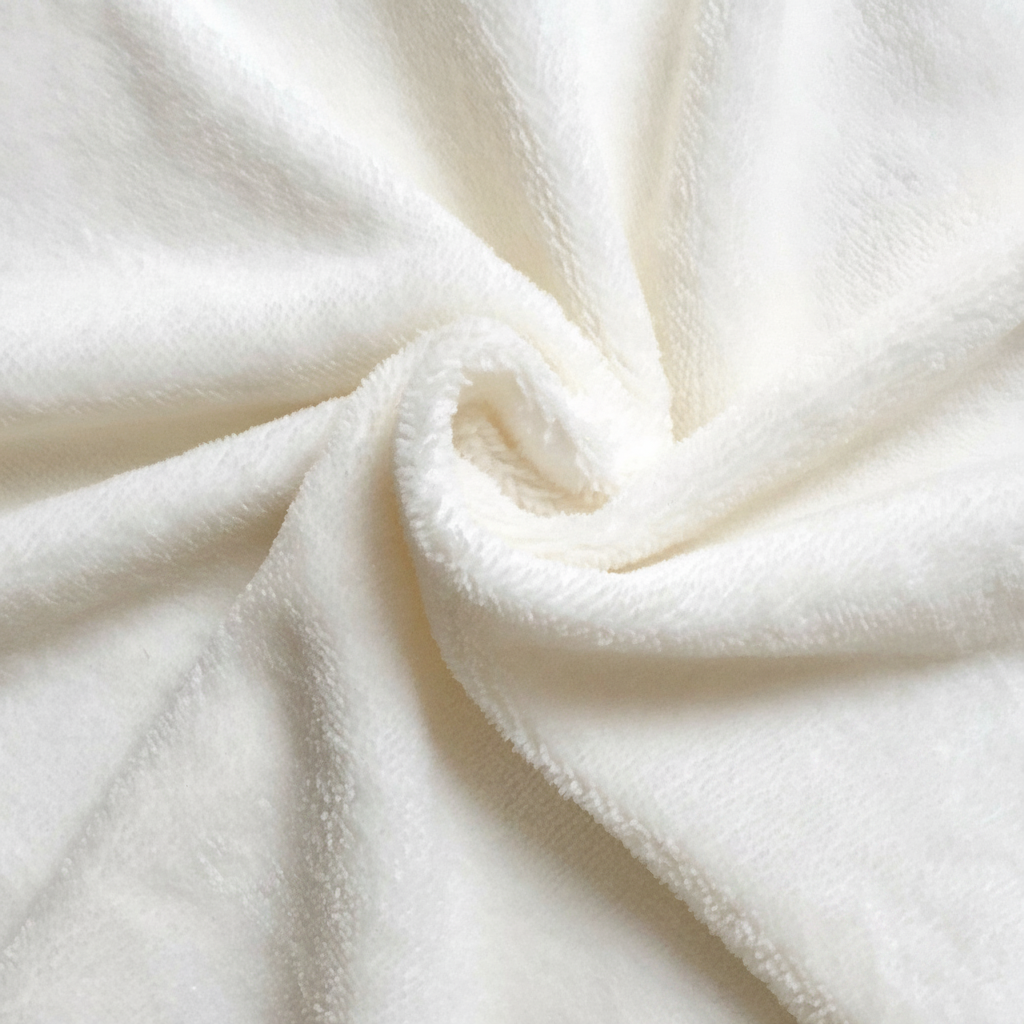 Coupon 90 cm - Micro Eponge Bambou / Ecru