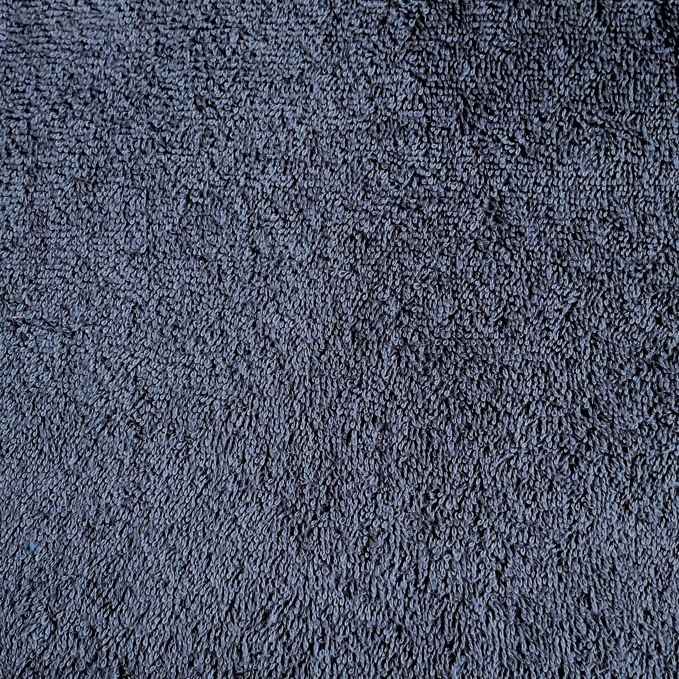 Coupon 1.7 m - Eponge Bouclette 100% Coton  / Gris Foncé